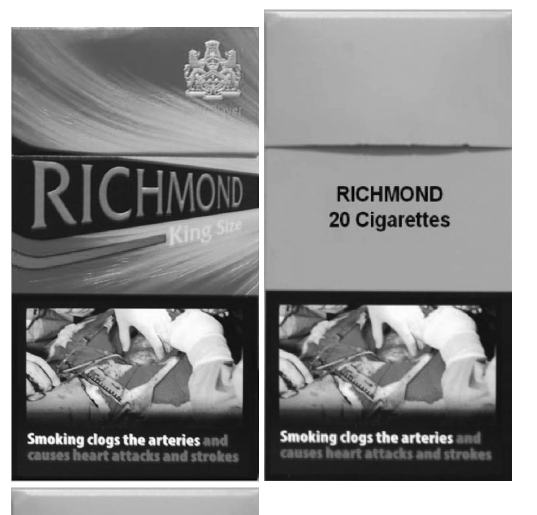 Branded and plain packaging
